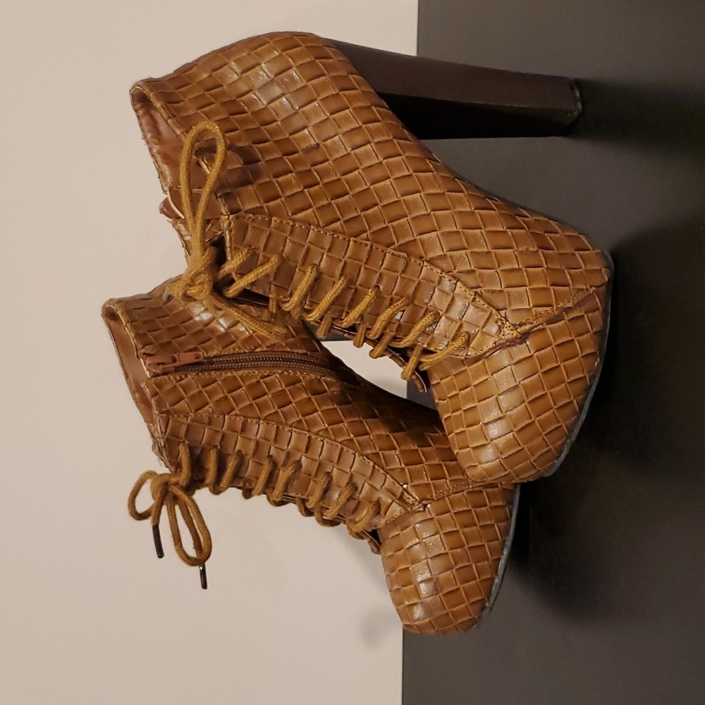 Brown booties